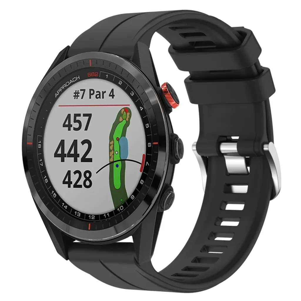 Garmin Approach S62 Klokkereim i Silikon – Svart v:2788770