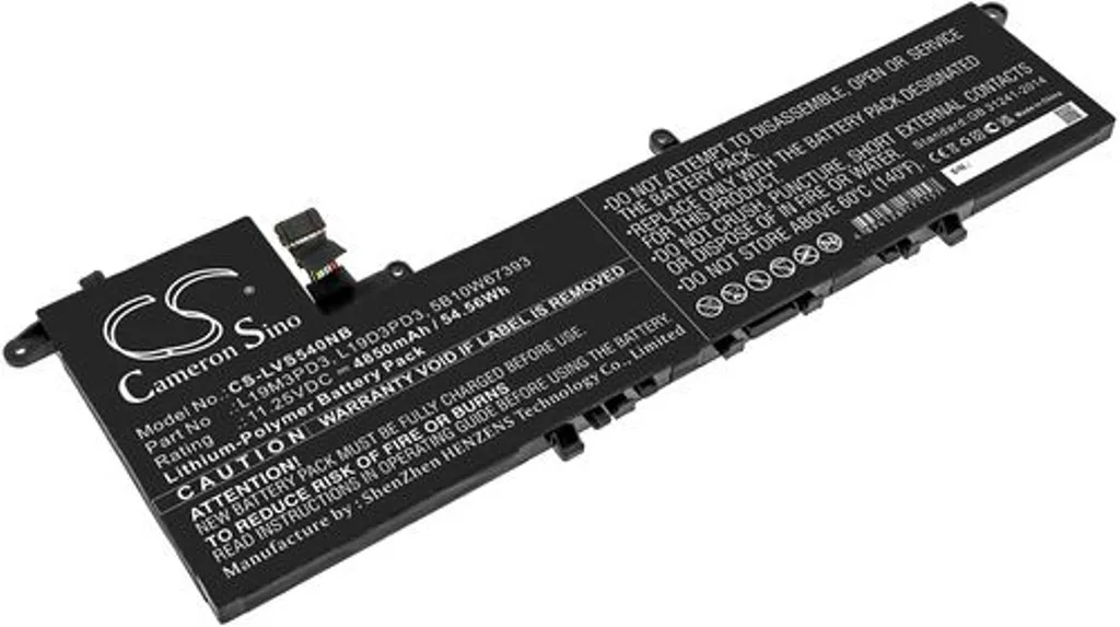 Batteri til L19M3PD3 for Lenovo, 11.25V, 4850 mAh v:9115063