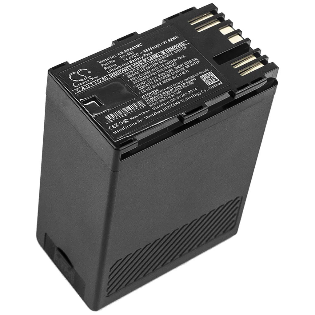 Batteri til BP-A60 for Canon, 14.4V, 6800mAh v:8270787 Batteri til BP-A60 for Canon, 14.4V, 6800mAh v:8270787