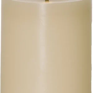 LED-BLOKKLYS FLAMME BEIGE / 12,5 CM / TIMER v:2934565