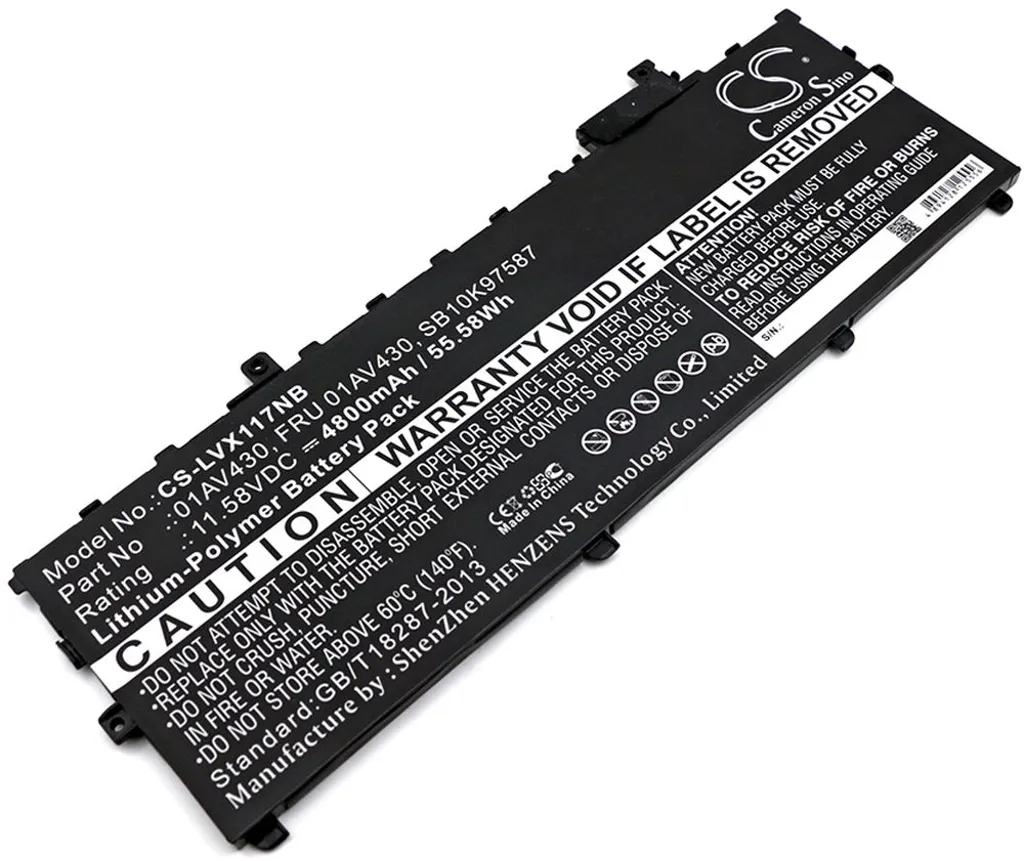 Batteri til Lenovo TP X1-20KGSBS200, 11.58V, 4800 mAh v:3156149