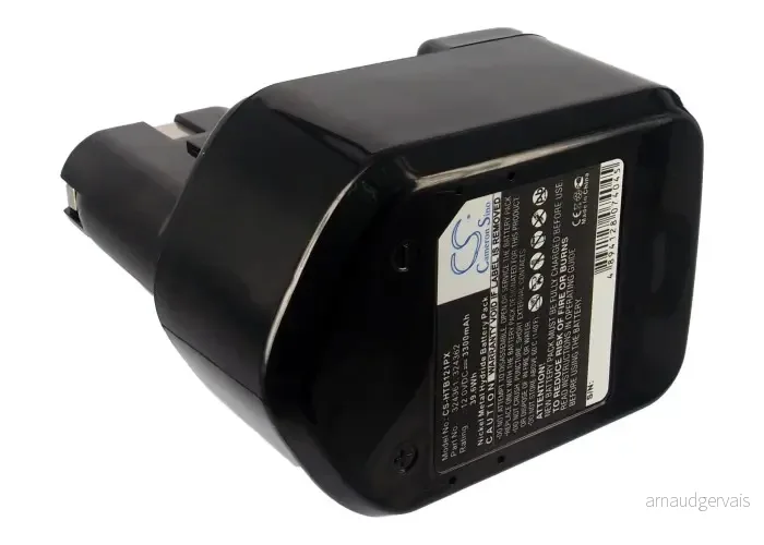 Batteri til Hitachi DS 12DM2, 12.0V, 3300 mAh v:9465839