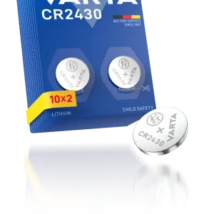 VARTA Lithium Coin knappcellebatteri CR2430 2-pack x10 v:7345689 VARTA Lithium Coin knappcellebatteri CR2430 2-pack x10 v:7345689