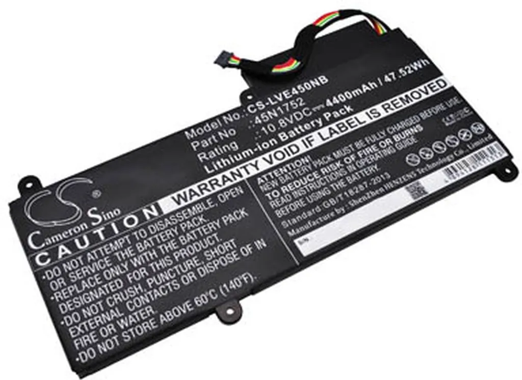 Batteri til Lenovo ThinkPad E450(20DCA03FCD), 10.8V, 4400 mAh v:8733027