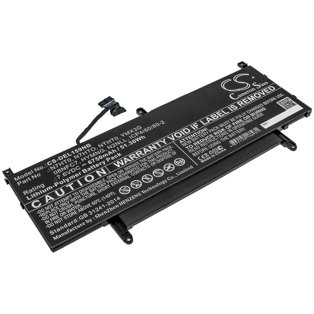 Batteri til Dell Latitude 15 9520 XYF58, 7,6V, 6750mAh v:2543745