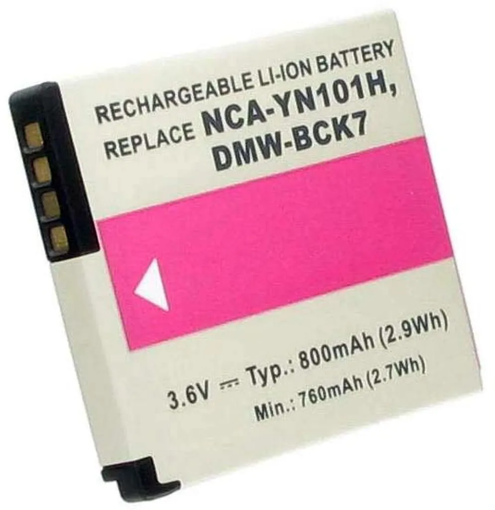 Batteri til Panasonic Lumix DMC-FS37, 3.6V (3.7V), 700 mAh v:6697357