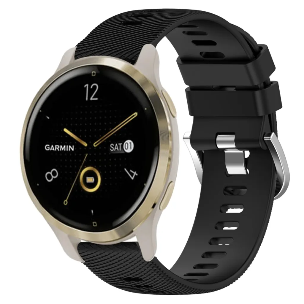 Garmin Venu 2S Klokkereim i Silikon – Svart v:6235818