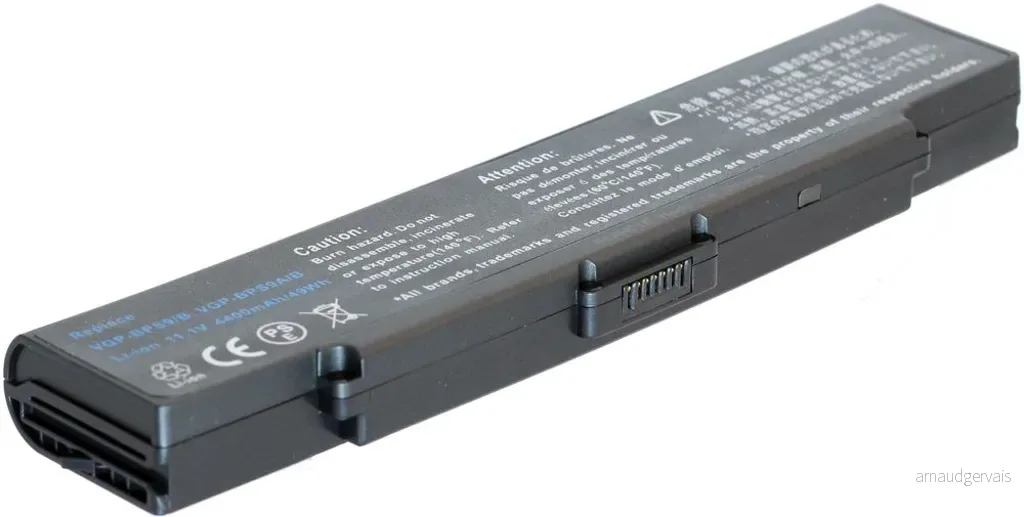 Batteri til VGP-BPS9/B for Sony, 11.1V, 4400 mAh v:6125180