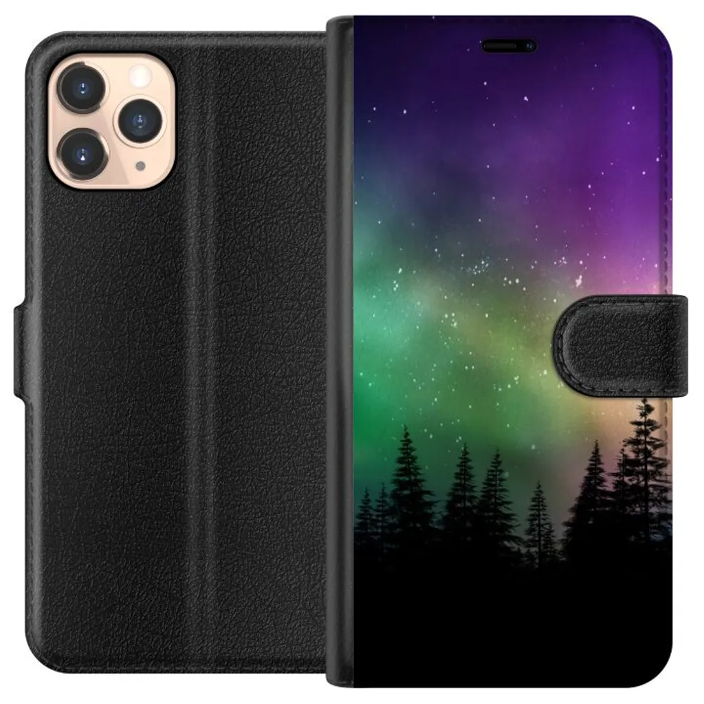 Apple iPhone 11 Pro Sort Lommebokdeksel Norrsken v:9226807