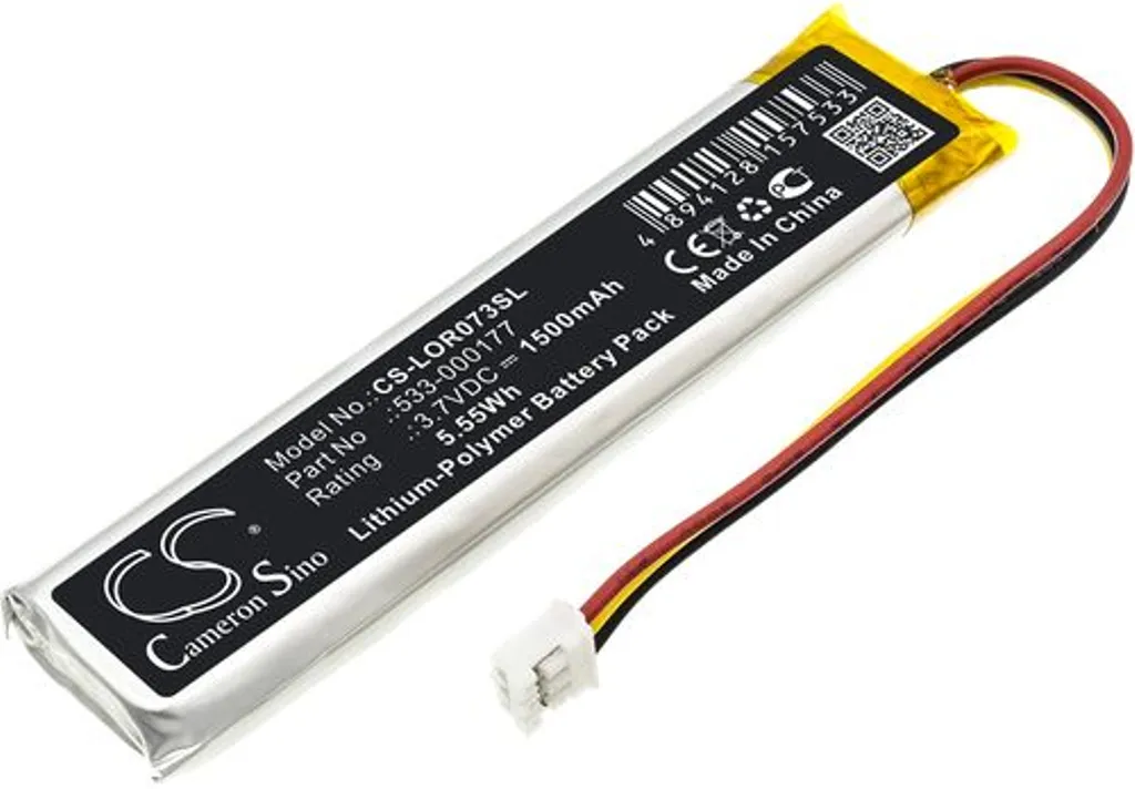 Batteri til 533-000221 for Logitech, 3,7V, 1500mAh v:3414208