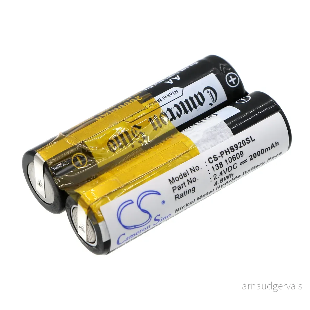 Batteri til Philips HQ5815, 2.4V, 2000 mAh v:4334983