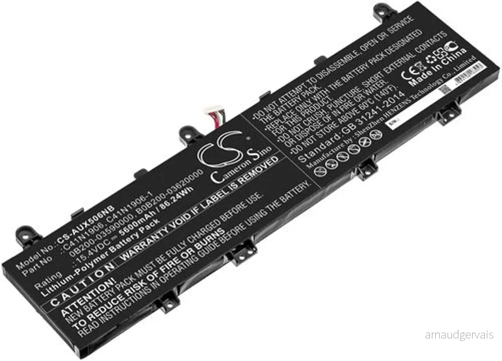 Batteri til Asus ROG Zephyrus Duo 15 GX550LWS, 15.4V, 5600 mAh v:1856022