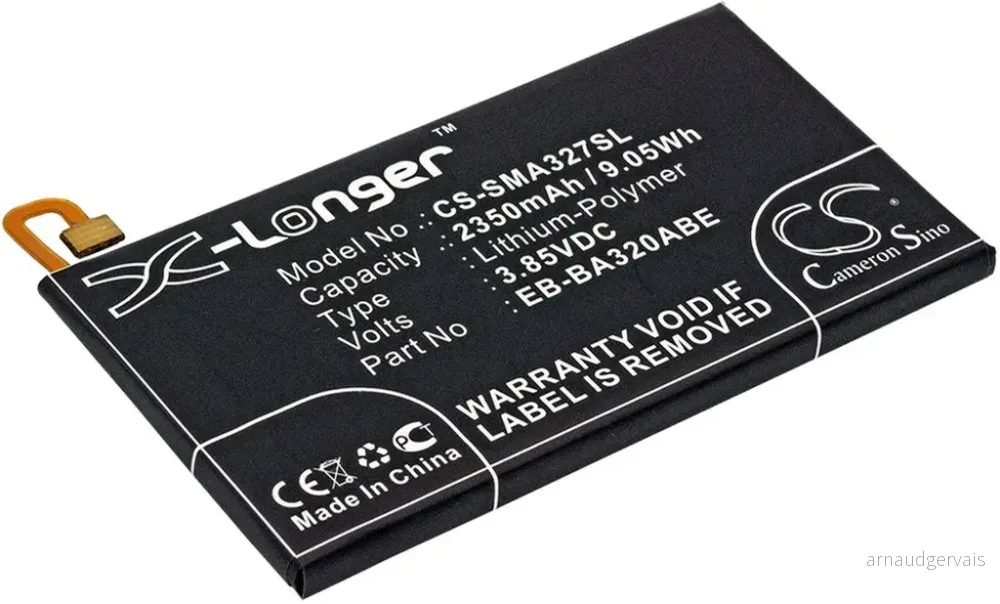Batteri til Samsung SM-A320F/DS, 3.85V, 2350 mAh v:4360075