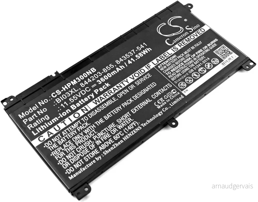 Batteri til Hp Stream 14-cb190nr, 11.55V, 3600 mAh v:4723724