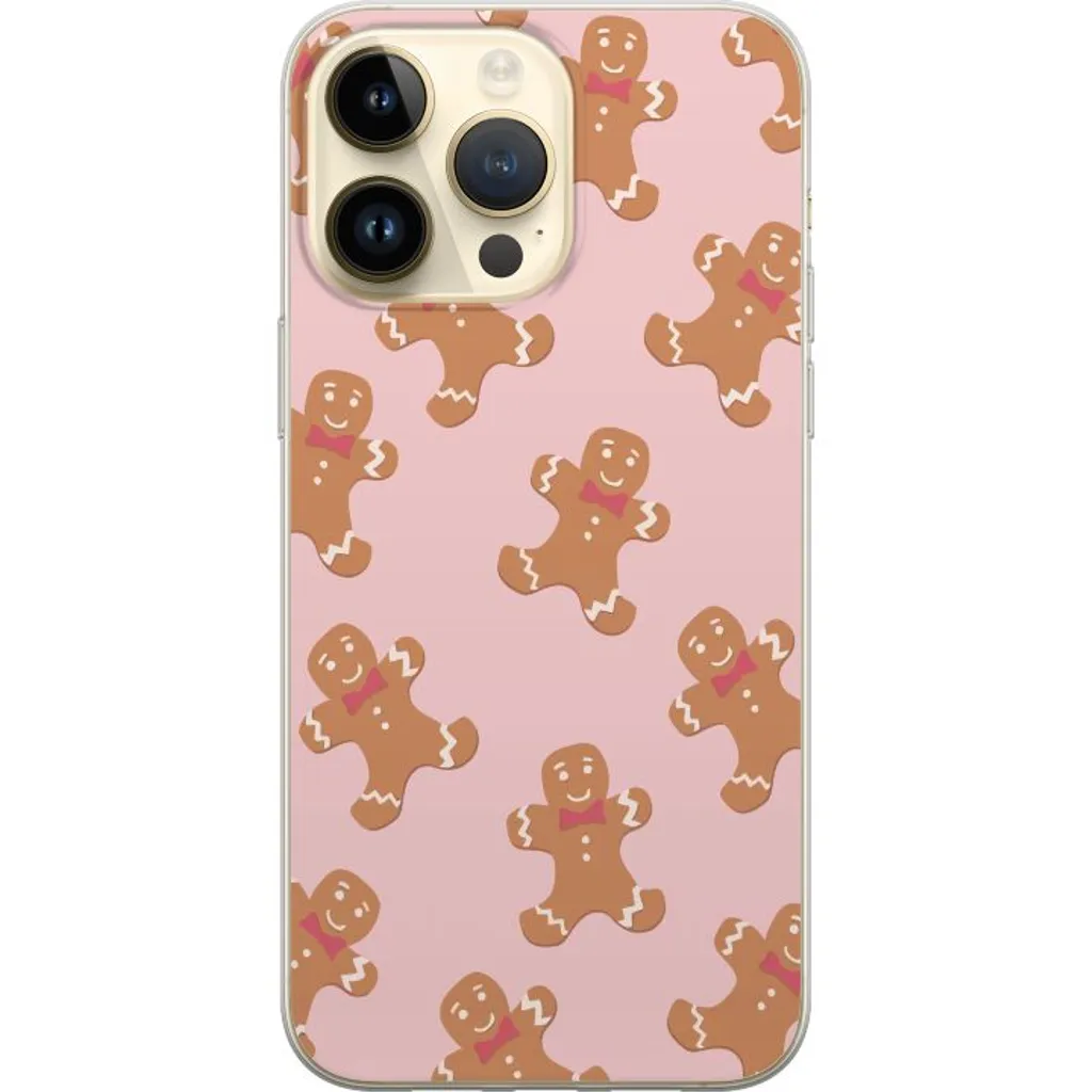 Apple iPhone 14 Pro Max Gjennomsiktig Telefondeksel Pepparkaksgubbe v:7163672