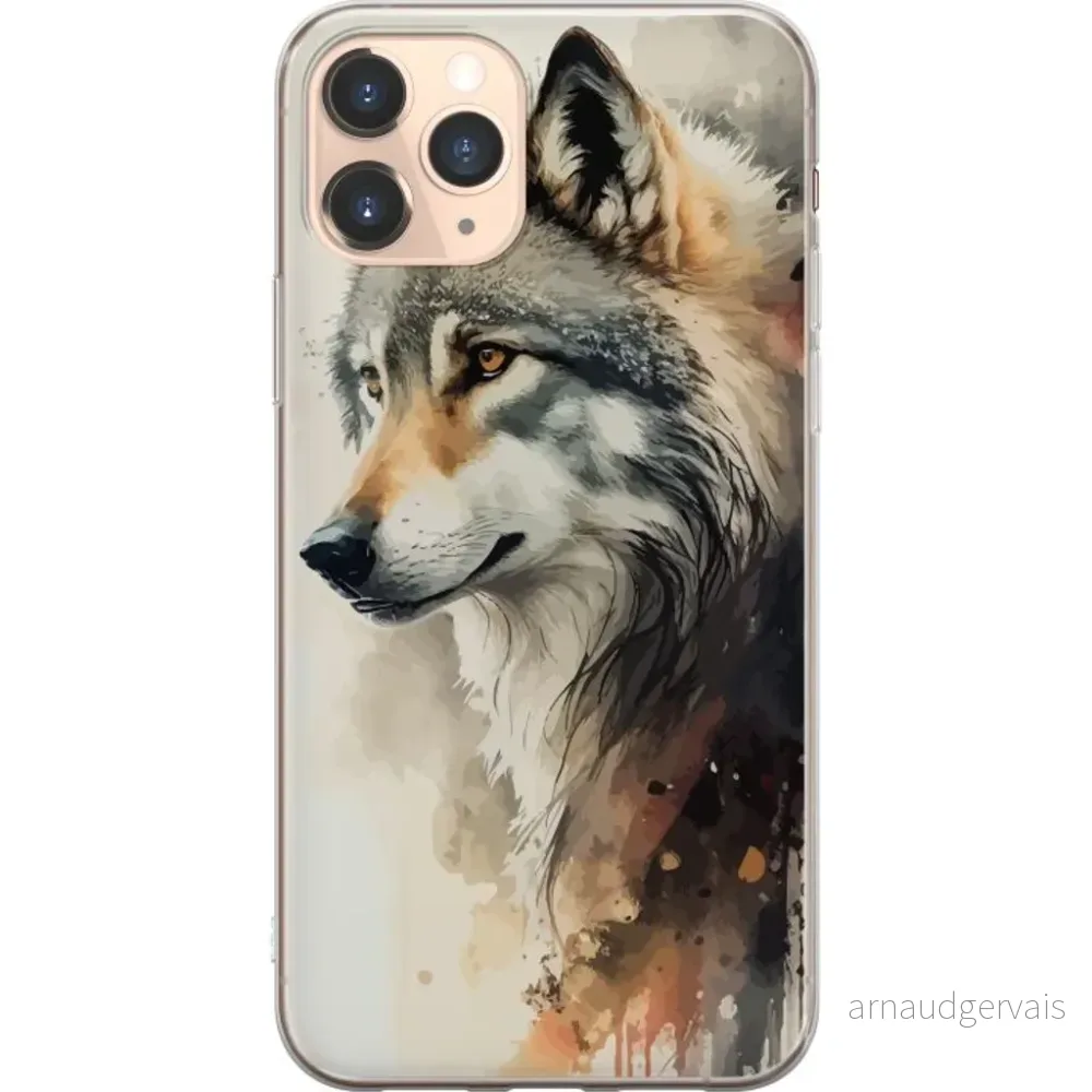 Apple iPhone 11 Pro Gjennomsiktig Telefondeksel Varg v:9969439