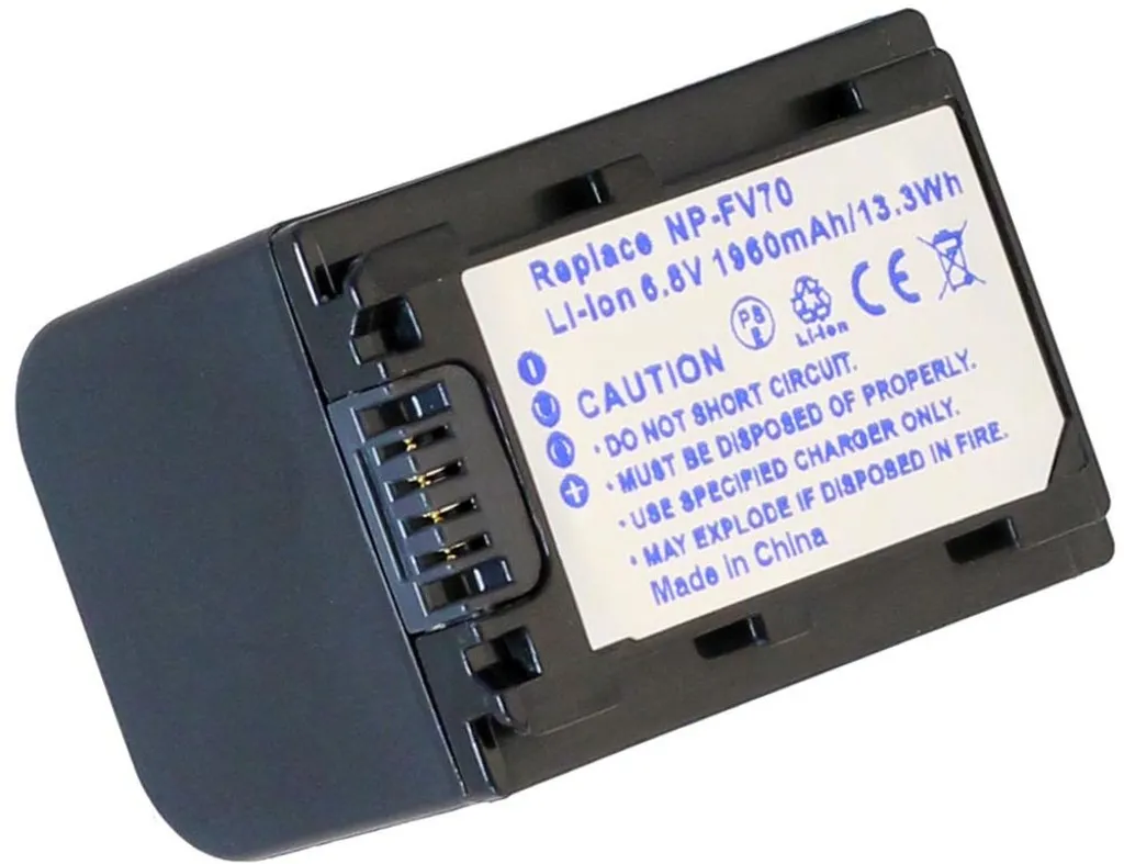 Batteri til Sony HDR-CX12, 6,8 (7,2)V, 1960mAh v:5457807