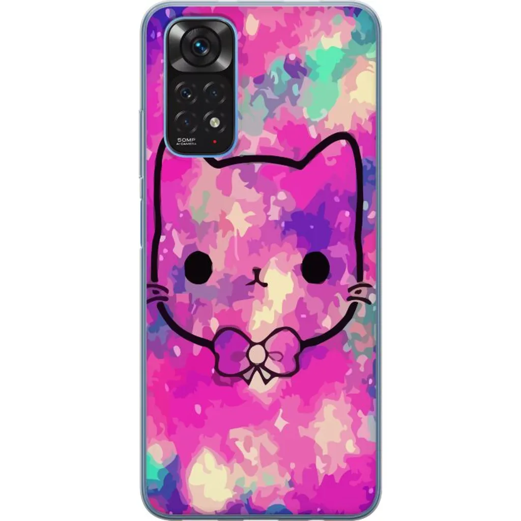 Xiaomi Redmi Note 11 Gjennomsiktig Telefondeksel Katt v:6424406