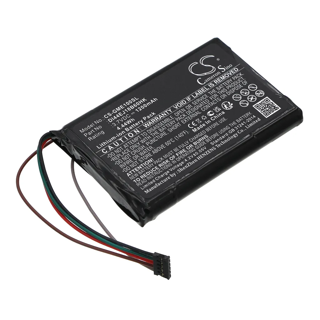Batteri til Garmin 010-01161-00, 3,6(3,7)V, 1200mAh v:4550487