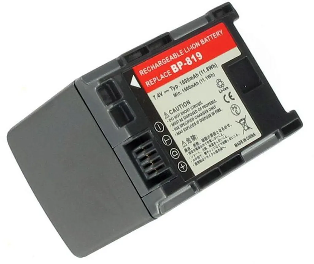 Batteri til Canon VIXIA HF G20, 7.2V (7.4V), 1780 mAh v:7242940