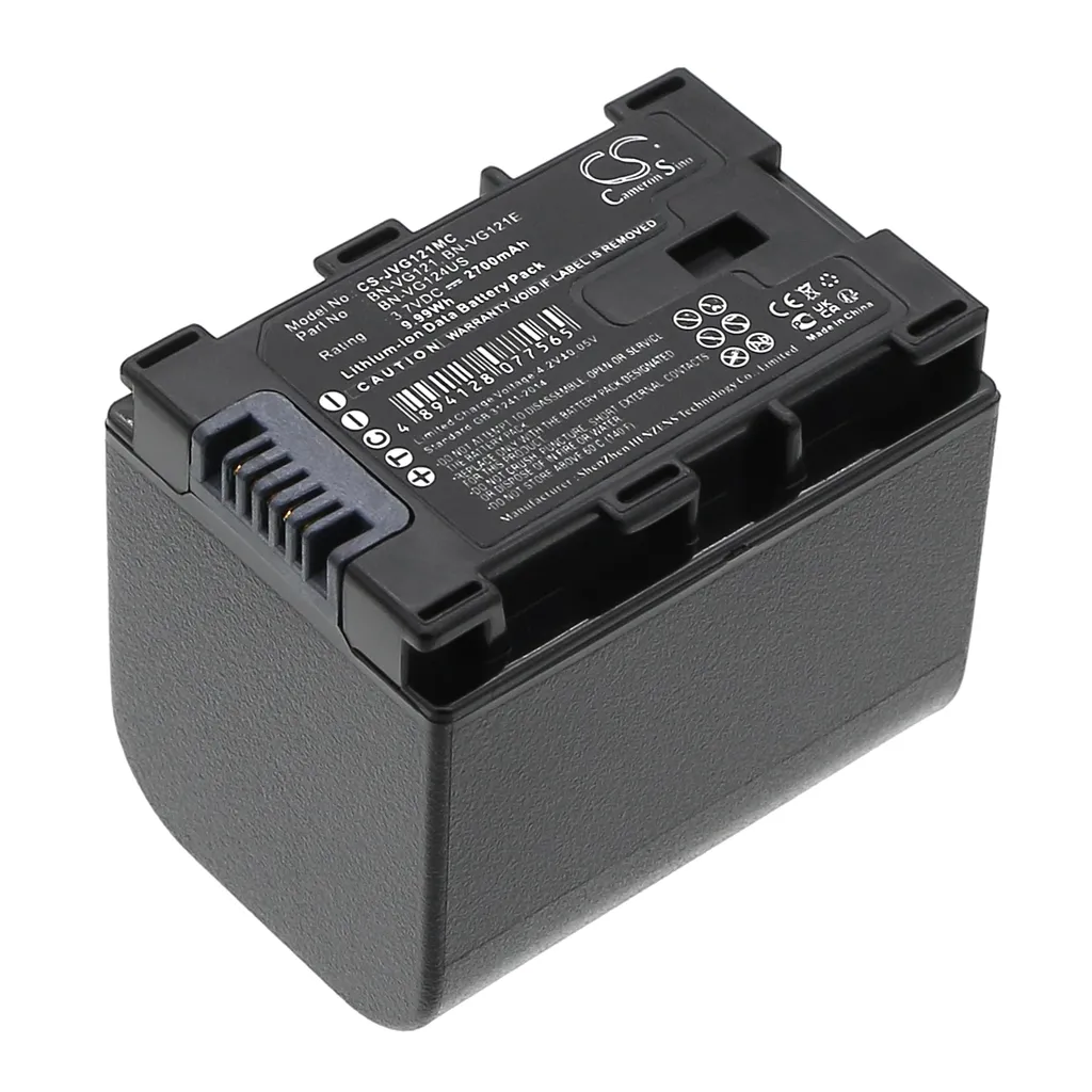 Batteri til JVC GZ-HM334BEU, 3.7V (3.6V), 2700 mAh v:4196136