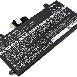 Batteri til 6CYH6 for Dell, 7.6V, 5200 mAh v:4690872 Batteri til 6CYH6 for Dell, 7.6V, 5200 mAh v:4690872