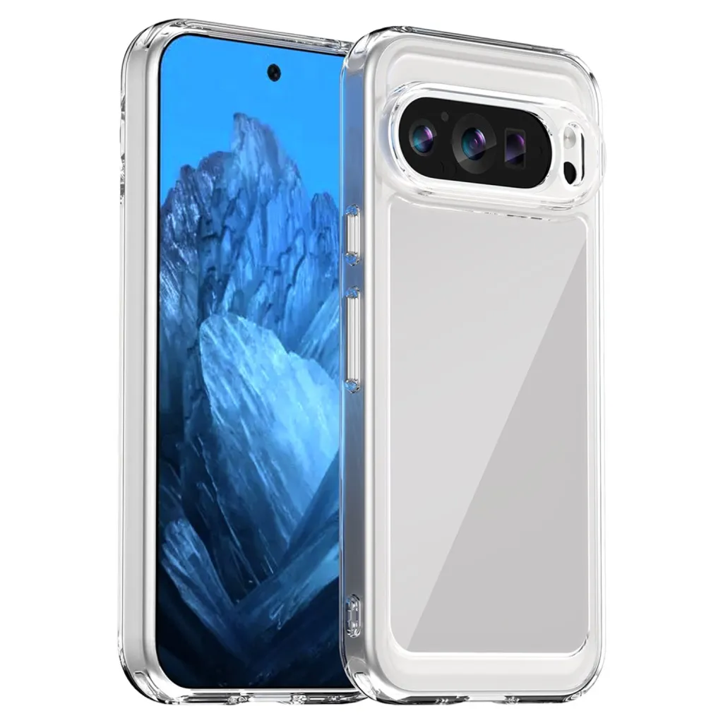 Google Pixel 9 / 9 Pro-Deksel med akrylramme – Gjennomsiktig v:9436752