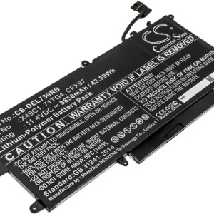 Batteri til CFX97 for Dell, 11.4V, 3850 mAh v:1472589