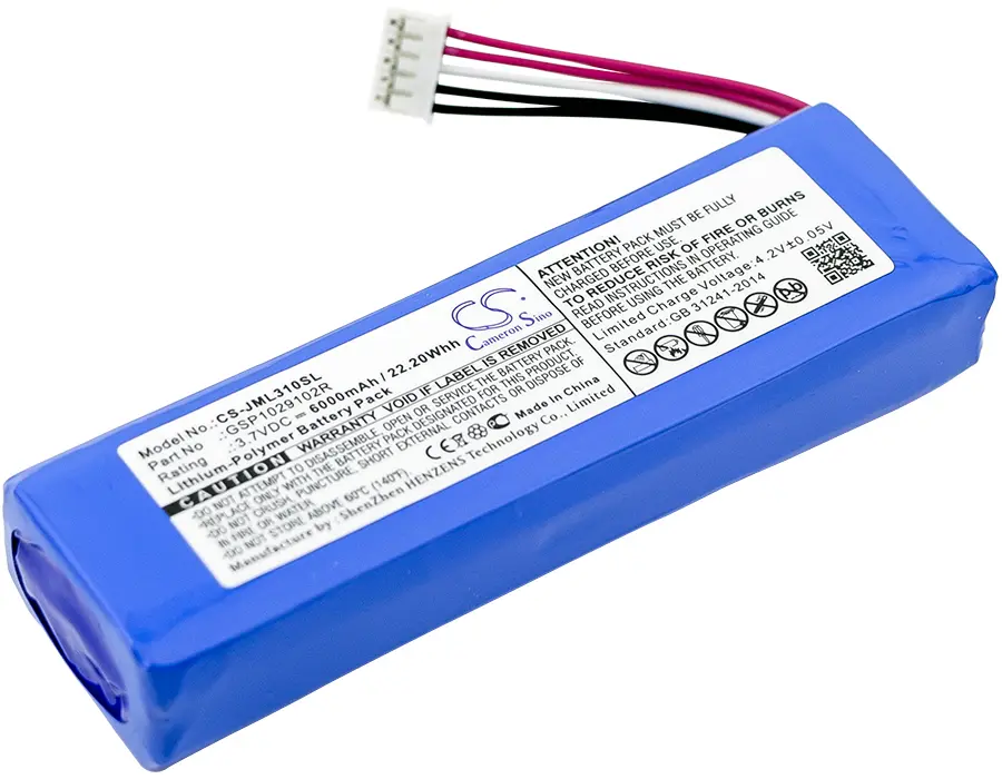 Batteri til JBL Charge 2 Plus, 3,7V, 6000mAh v:5088590