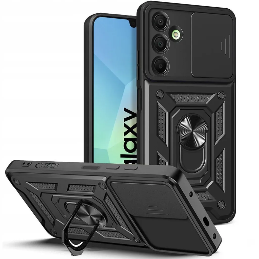 Tech-Protect CamShield Pro Deksel till Samsung Galaxy A17 – Svart v:1480814 Tech-Protect CamShield Pro Deksel till Samsung Galaxy A17 – Svart v:1480814