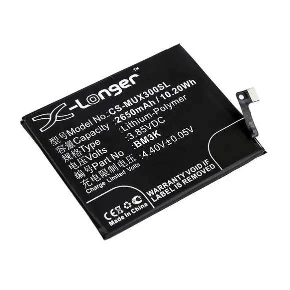 Batteri til BM3K for Xiaomi, 3.85V, 2650 mAh v:2157087