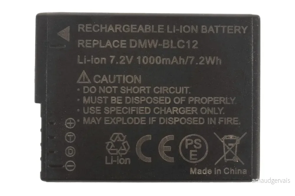 Batteri til Panasonic Lumix DMC-FZ200K, 7,2 (7,4)V, 1000mAh v:8288803