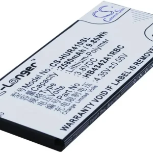 Batteri til Huawei CUN-L21, 3.8V, 2580 mAh v:3615795 Batteri til Huawei CUN-L21, 3.8V, 2580 mAh v:3615795
