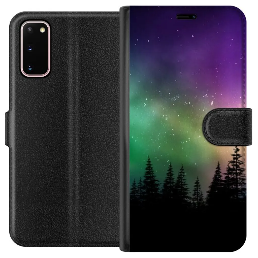 Samsung Galaxy S20 Sort Lommebokdeksel Norrsken v:8252705