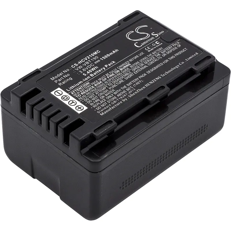Batteri til Panasonic HC-W580, 3.6V, 1500 mAh v:6259473 Batteri til Panasonic HC-W580, 3.6V, 1500 mAh v:6259473