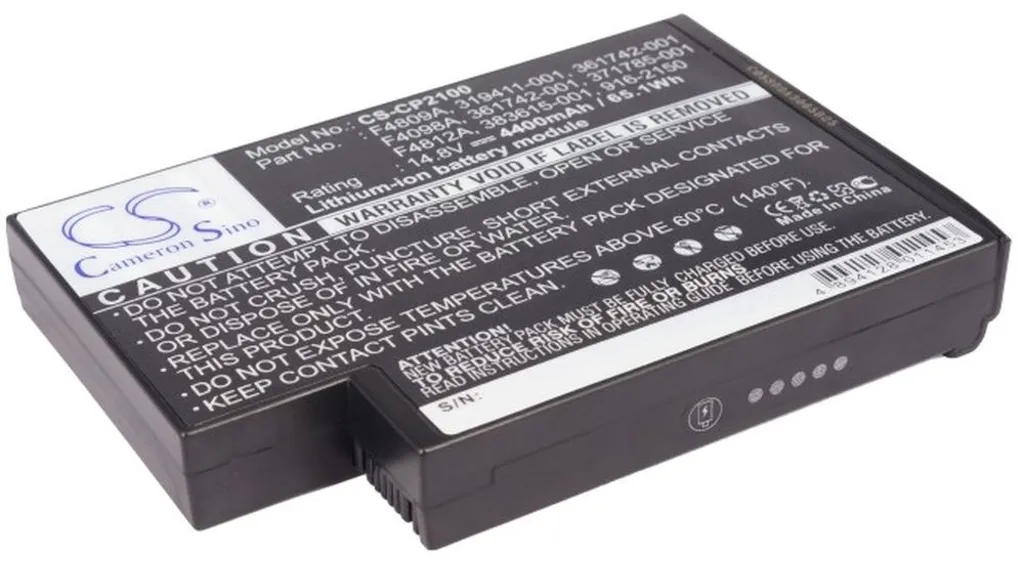 Batteri til Compaq Pavilion XT595-DE863A, 14.8V, 4400 mAh v:8639521