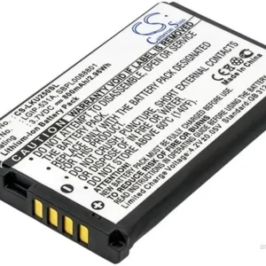 Batteri til LG Envoy 3, 3.7V, 800 mAh v:5457892 Batteri til LG Envoy 3, 3.7V, 800 mAh v:5457892