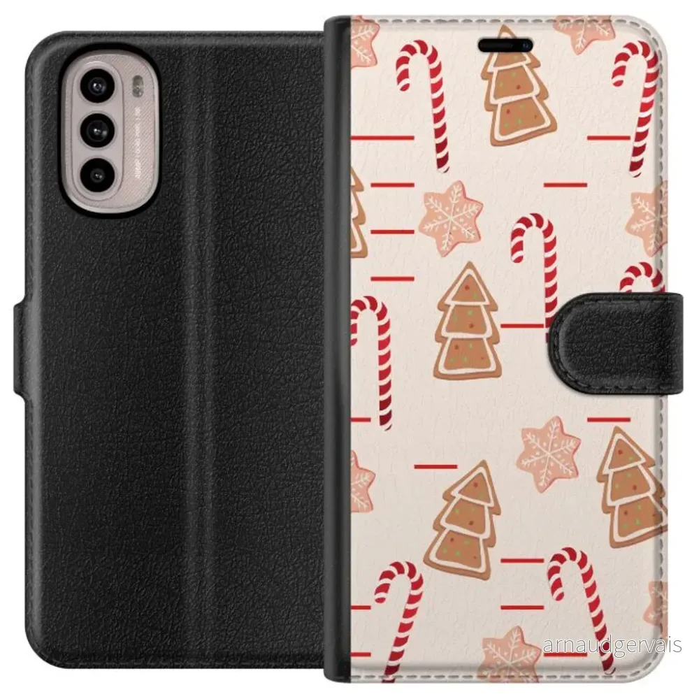 Motorola Moto G31 Sort Lommebokdeksel Julens Godisglädje v:2139740