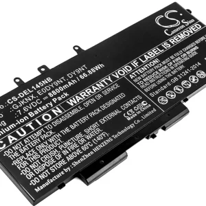 Batteri til 03VC9Y for Dell, 7,6V, 8800mAh v:2055219 Batteri til 03VC9Y for Dell, 7,6V, 8800mAh v:2055219
