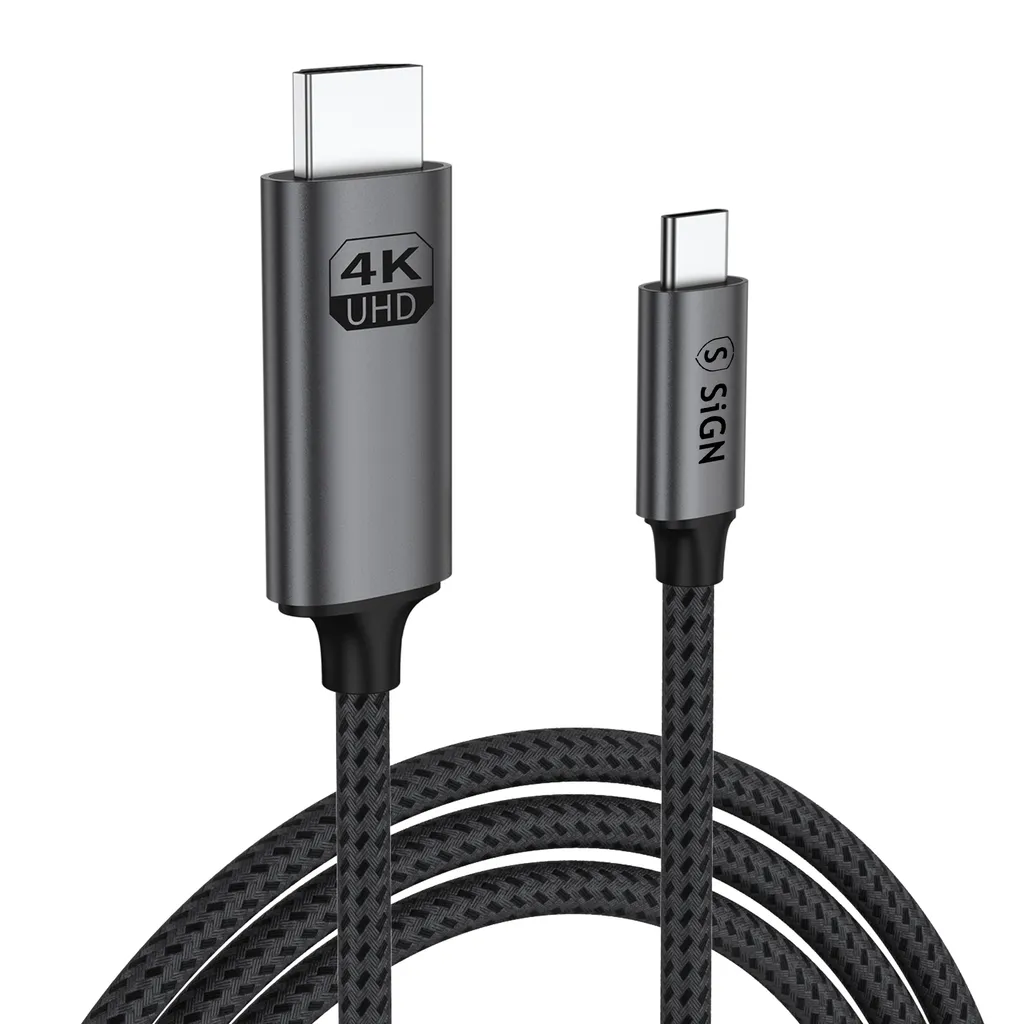 SiGN USB-C til HDMI-kabel 4K60Hz 3m – svart v:3614106