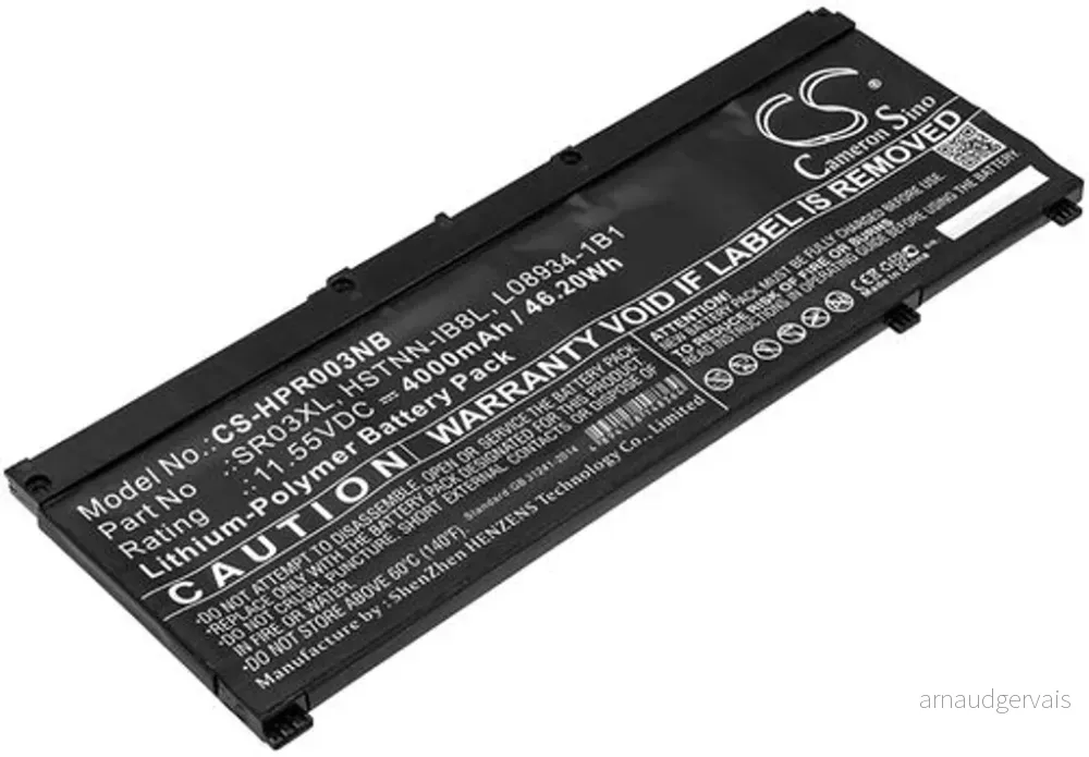 Batteri til HP Pavilion Gaming 15-cx0097TX, 11.55V, 4000 mAh v:6420135