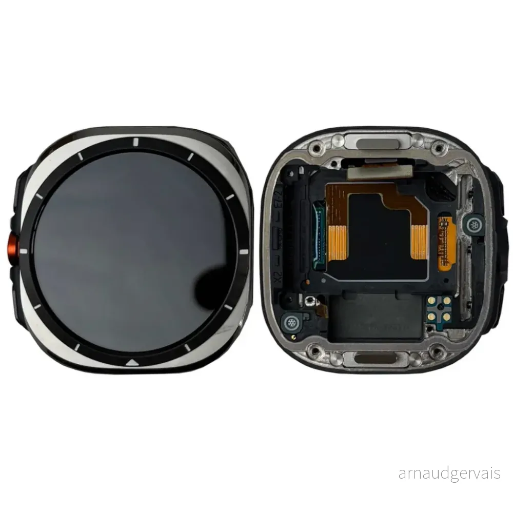 Samsung Galaxy Watch Ultra (2025) LCD-skjerm – Titan Sølv – Original v:5032252