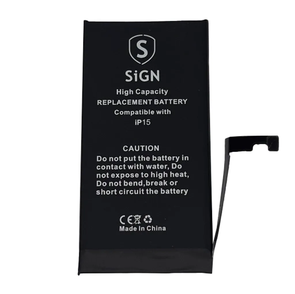 iPhone 15 Batteri med høy kapasitet – 3640mAh v:5029020 iPhone 15 Batteri med høy kapasitet – 3640mAh v:5029020