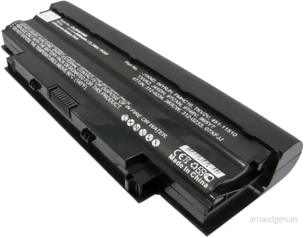 Batteri til Dell Inspiron 14R 4010-D460TW, 11.1V, 6600 mAh v:6168505