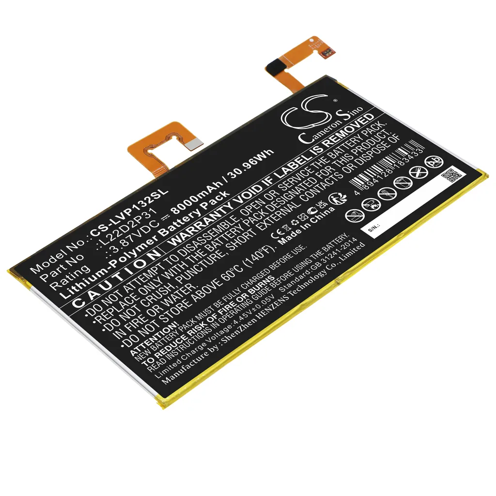 Batteri til TB-J706, 3.87V, 8000mAh v:3563942