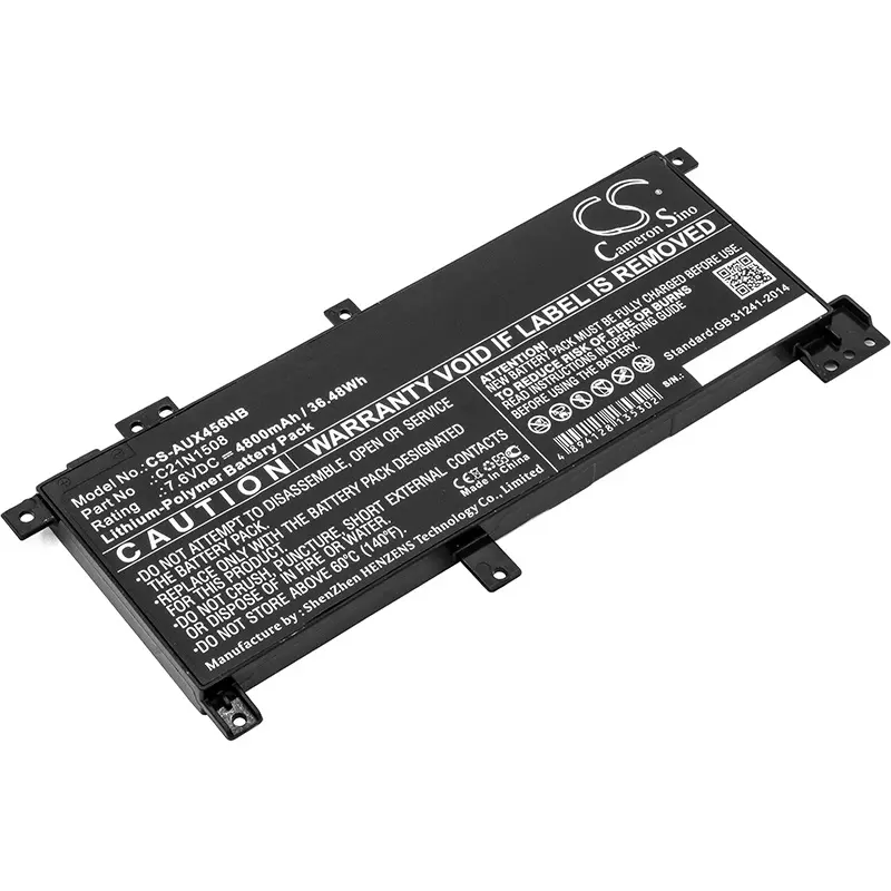 Batteri til Asus X456UB, 7,6V, 4800mAh v:6215839