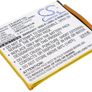 Batteri til HB376883EBW for Huawei, 3.82V, 3400 mAh v:6023602 Batteri til HB376883EBW for Huawei, 3.82V, 3400 mAh v:6023602