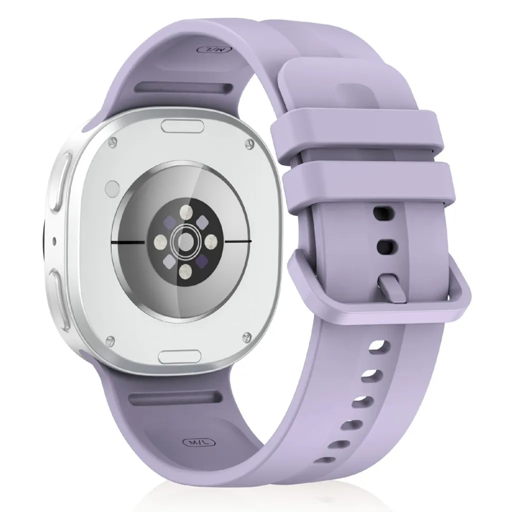 Samsung Galaxy Watch9/8/8 Classic Ensfarget silikon klokkerem S – Lys lilla v:8194710 Samsung Galaxy Watch9/8/8 Classic Ensfarget silikon klokkerem S – Lys lilla v:8194710