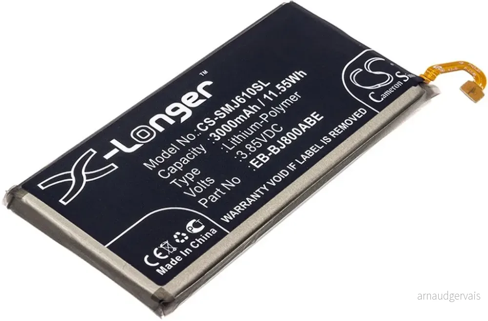 Batteri til Samsung SM-J600FN, 3.85V, 3000 mAh v:3834147