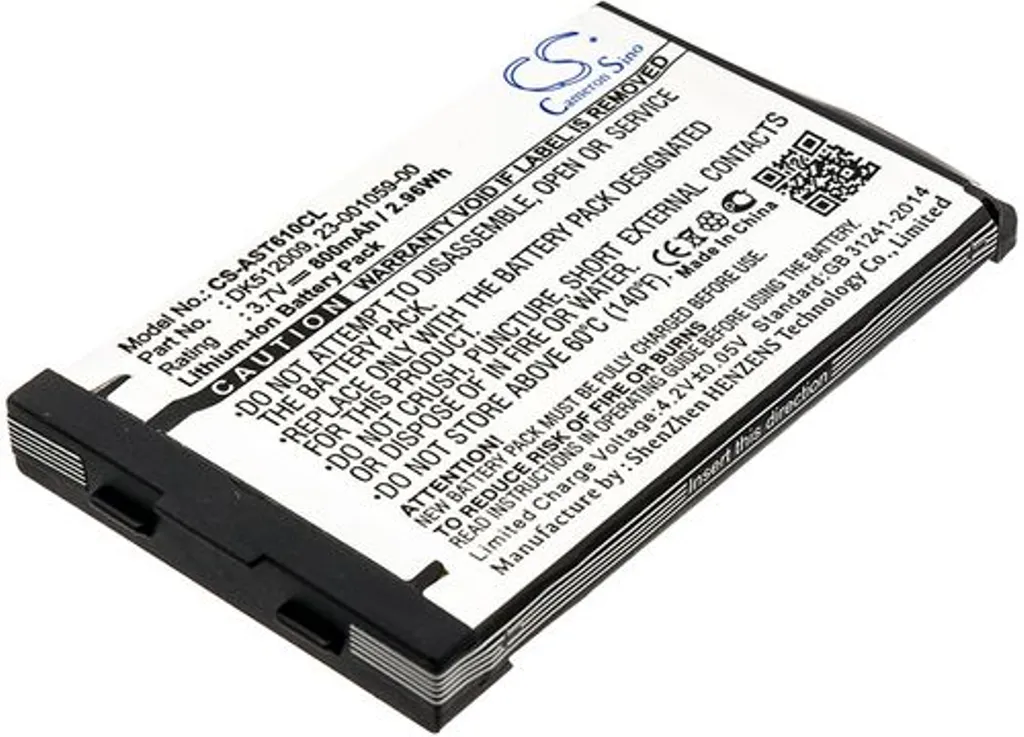 Batteri til Detewe 650c, 3.7V, 800 mAh v:6653662